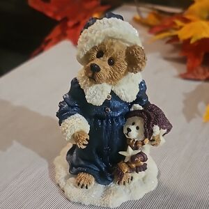 Sold!Boyds Bear Blue and White Bear Figurine